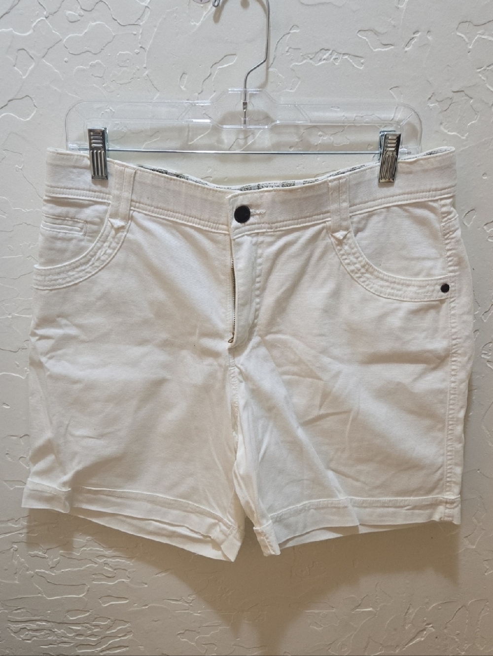 Lee White Women's Denim Jean Shorts